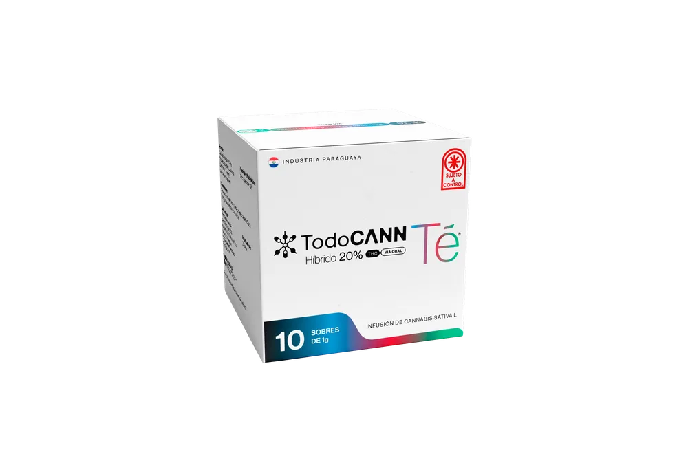 TodoCann Té Híbrido 20% - 10 sobres